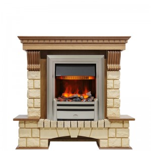 Каминокомплект Dimplex Pierre Luxe - Дуб / Шампань (Высота 1050мм) с очагом Chesford