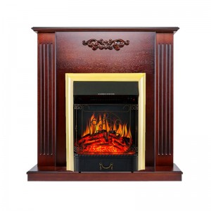 Каминокомплект Royal Flame Lumsden - Махагон коричневый антик с очагом Majestic FX Brass
