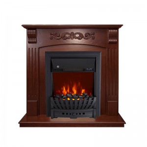 Каминокомплект Royal Flame Sorrento угловой - Орех с очагом Aspen Black