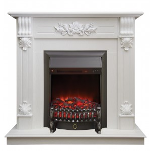Каминокомплект RealFlame Ottawa WT с очагом Fobos Lux S BL