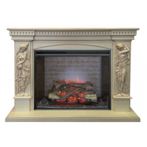 Каминокомплект RealFlame Diva 33 WT с Leeds 33 SDW
