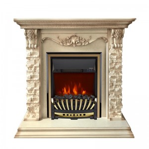 Каминокомплект Royal Flame Adriana - Cлоновая кость с очагом Aspen Gold