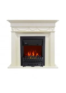 Каминокомплект Royal Flame Corfu - Слоновая кость с очагом Aspen Black