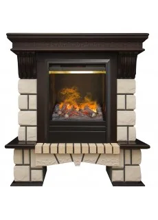 Каминокомплект RealFlame Stone AO с очагом Olympic 3D
