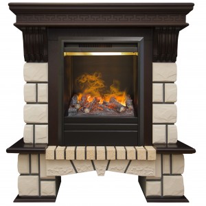 Каминокомплект RealFlame Stone AO с очагом Olympic 3D