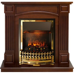 Каминокомплект Dimplex Boston - Темный дуб (Высота 925см) с очагом Atherton