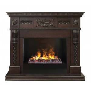 Каминокомплект RealFlame Corsica Lux AO с очагом 3D Cassette 630 + Black вставка