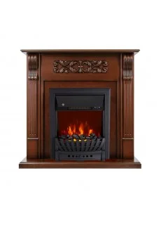 Каминокомплект Royal Flame Venice - Махагон коричневый антик с очагом Aspen Black