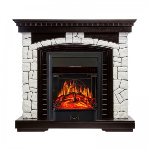 Каминокомплект Royal Flame Glasgow - Венге / Белый с очагом Majestic FX Black