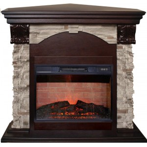 Каминокомплект RealFlame Dublin Rock Corner (угловой) 24 AO с очагом Irvine 24