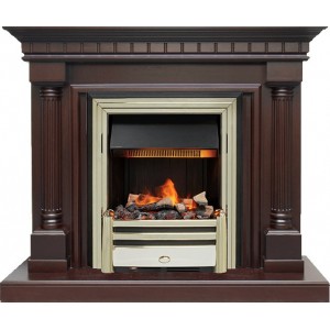 Каминокомплект Dimplex Dallas - Темный дуб с очагом Cavendish