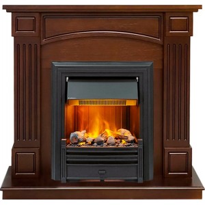 Каминокомплект Dimplex Boston - Темный дуб (Высота 925см) с очагом Brookline Black