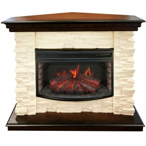 Каминокомплект RealFlame Elford Corner (угловой) 25 AO с очагом FireField 25 SIR
