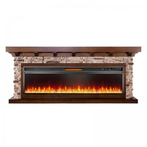 Каминокомплект Royal Flame Chalet 60 - Темный дуб с очагом Vision 60 LED