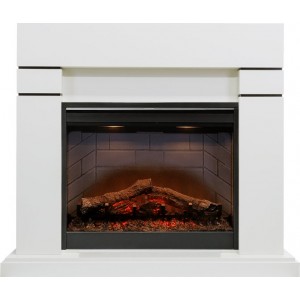Каминокомплект Dimplex Lindos - Белый (Высота 985мм) с очагом Symphony 26'' DF2608-INT