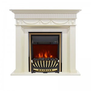 Каминокомплект Royal Flame Corfu - Слоновая кость с очагом Aspen Gold
