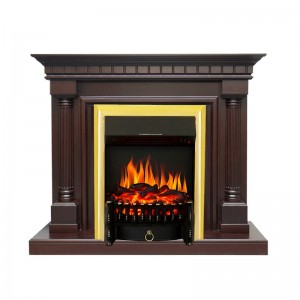 Каминокомплект Royal Flame Dallas - Темный дуб с очагом Fobos FX Brass