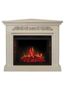Каминокомплект RealFlame Leticia Corner (угловой) 26 WT с очагом Epsilon 26 S IR