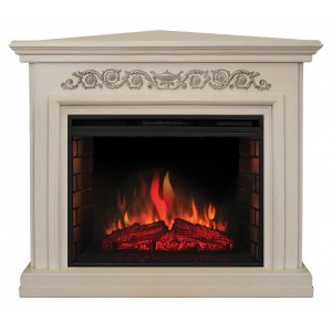 Каминокомплект RealFlame Leticia Corner (угловой) 26 WT с очагом Epsilon 26 S IR