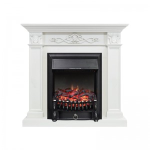Каминокомплект Royal Flame Verona - Белый дуб с очагом Fobos FX Black