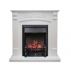 Каминокомплект Royal Flame Sorrento - Белый дуб с очагом Fobos FX Black