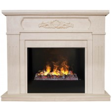 Каминокомплект RealFlame Malta 26 WT 3D Cassette 630 + Black вставка