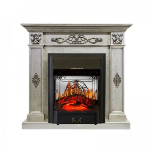 Каминокомплект Royal Flame Derby - Old silver с очагом Majestic FX M Black