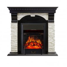 Каминокомплект Royal Flame Dublin - Венге / Сланец белый с очагом Majestic FX Black