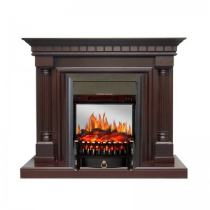 Каминокомплект Royal Flame Dallas - Темный дуб с очагом Fobos FX M Black