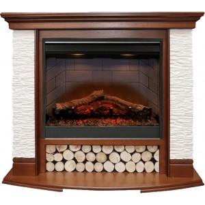 Каминокомплект Dimplex Country - Орех/Сланец белый с очагом Symphony 26'' DF2608-INT