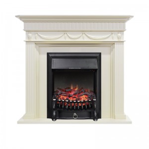 Каминокомплект Royal Flame Corfu - Слоновая кость с очагом Fobos FX Black