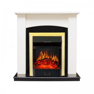 Каминокомплект Royal Flame Baltimore - Слоновая кость, черный с очагом Majestic FX Brass