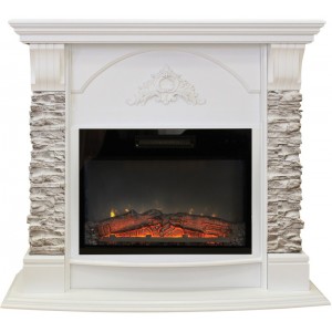 Каминокомплект RealFlame Athena GR WT с очагом Kendal 24