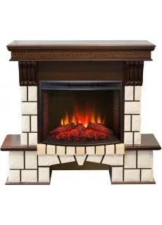 Каминокомплект RealFlame Stone New 25 AO с очагом Evrika 25,5