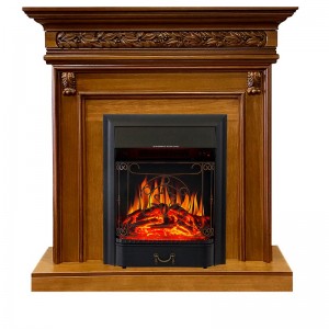 Каминокомплект Royal Flame Valletta - Орех с очагом Majestic FX Black