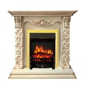 Каминокомплект Royal Flame Adriana - Cлоновая кость с очагом Fobos FX Brass