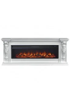 Каминокомплект Royal Flame Sparta 60 - Белый с очагом Vision 60 LOG LED