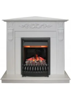 Каминокомплект RealFlame Dominica Corner (угловой) WT с очагом Oregan 3D