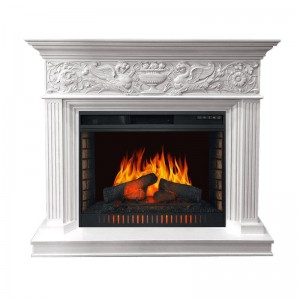 Каминокомплект Royal Flame Palace - Белый с серебром с очагом Vision 30 EF LED FX