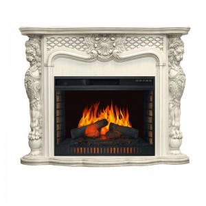 Каминокомплект Royal Flame Castle - Слоновая кость с патиной с очагом Vision 30 EF LED FX