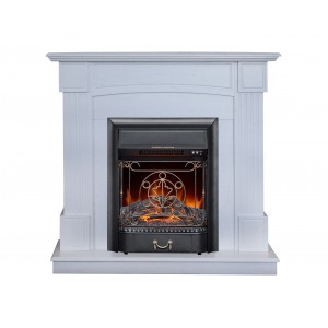 Каминокомплект RealFlame Andrea WT с очагом Majestic Lux S BL