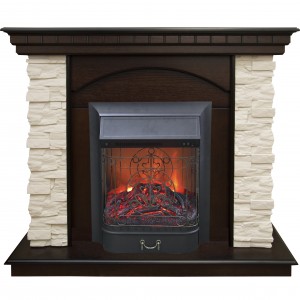 Каминокомплект RealFlame Elford AO с очагом Majestic Lux BR S