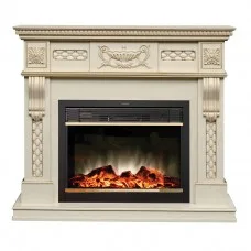 Каминокомплект RealFlame Corsica Lux WT с очагом Moonblaze Lux BR