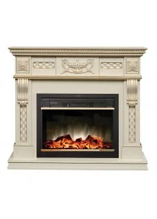 Каминокомплект RealFlame Corsica Lux WT с очагом Moonblaze Lux BR