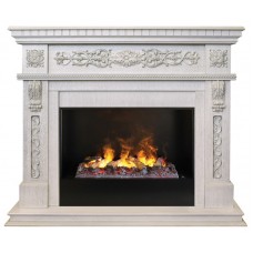 Каминокомплект RealFlame Estella 26 WT с очагом 3D Cassette 630 + Black вставка