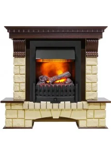 Каминокомплект Dimplex Pierre Luxe - Темный дуб / Шампань (Высота 1050мм) с очагом Danville Black FB2