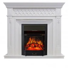 Каминокомплект Royal Flame Alexandria - Белый дуб с очагом Majestic FX Black