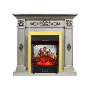 Каминокомплект Royal Flame Derby - Old silver с очагом Majestic FX M Brass