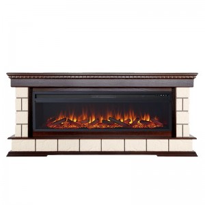 Каминокомплект Royal Flame Shateau 60 - Темный дуб с очагом Vision 60 LOG LED