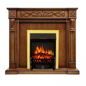 Каминокомплект Royal Flame Neapol - Дуб антик с очагом Fobos FX Brass